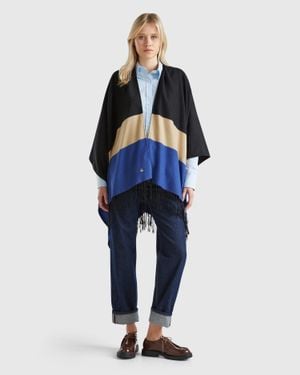 Benetton Benetton, Poncho - Black