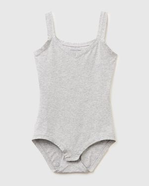 Benetton Benetton, Super Stretch Cotton Bodysuit - White