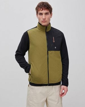 Benetton Benetton, Polartec Technical Fleece Vest - Black