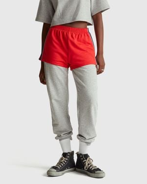 Benetton Benetton, Stranger Things Sweat Shorts - Red