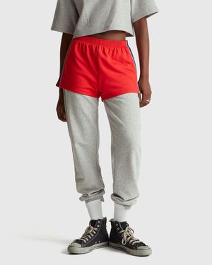 Benetton Benetton, Pantalones Cortos Deportivos De Stranger Things, Talla, Rojo, Mujer
