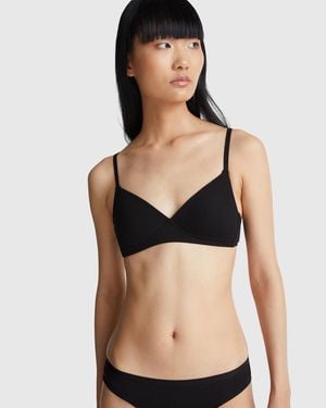Benetton Benetton, Padded Cotton Bra - Black