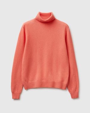 Benetton Benetton, Turtleneck Jumper - Red