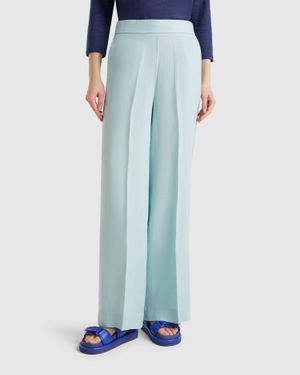 Benetton Benetton, Pantaloni Palazzo - Nero