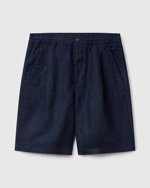 Benetton Benetton, Bermuda Shorts With Drawstring - Black