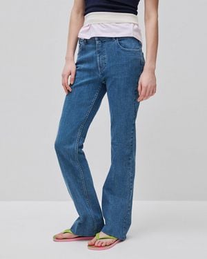Benetton Benetton, Flare Fit Jeans - Blue