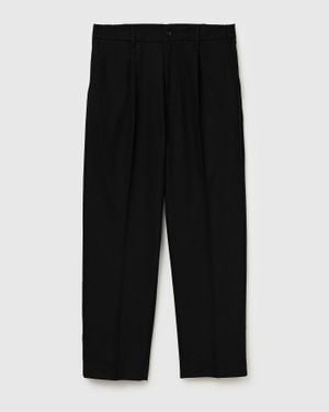 Benetton Benetton, Chino Relaxed Fit, Taglia, Nero, Uomo