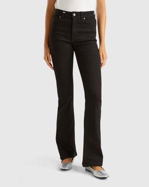 Benetton Benetton, Flared Jeans - Black