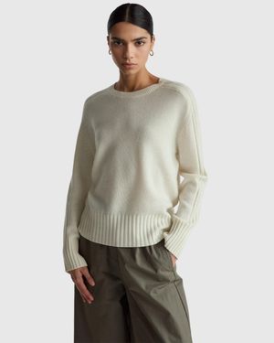 Benetton Benetton, Oversized Jumper - Black