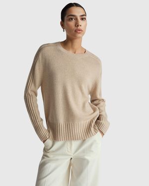 Benetton Benetton, Wide Jumper - Black