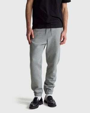 Benetton Benetton, Pantalones Deportivos De Mezcla De Algodón, Talla, Gris Oscuro, Hombre