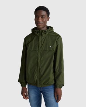 Benetton Benetton, Jacke „Rain Defender“ Mit Kapuze - Grün