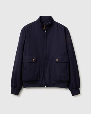 Benetton Benetton, Jacket With Paisley Lining - Blue