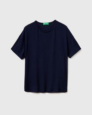 Benetton Benetton, Regular Fit T-Shirt - Blue
