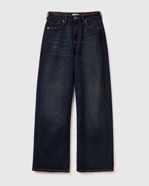 Benetton Benetton, Jeans Wide Fit - Nero