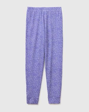Benetton Benetton, Floral Print Trousers - Purple
