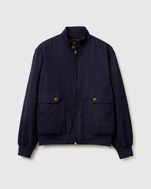 Benetton Benetton, Jacke Mit Paisley-Futter, Größe, Dunkelblau, Herren