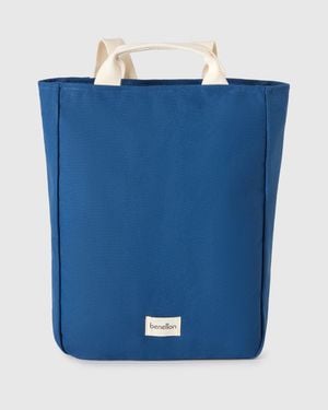 Benetton Benetton, Borsa Zaino Blu, Taglia, Blu, Donna