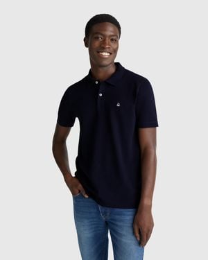 Benetton Benetton, Slim Fit Polo - Blue