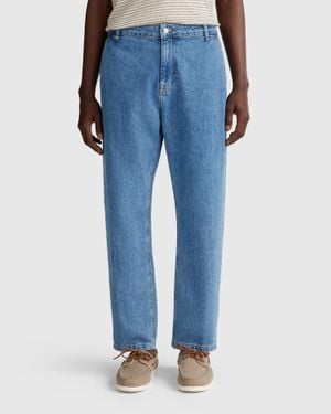Benetton Benetton, Chino-Jeans Mit Normaler Passform, Blau