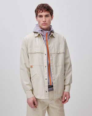 Benetton Benetton, Technical Fabric Shirt-Jacket - Black