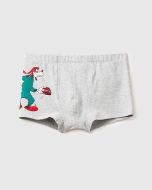 Benetton Benetton, Goofy Disney Boxers - Black