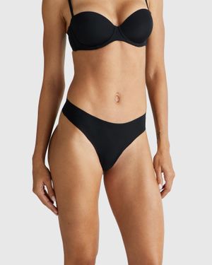 Benetton Benetton, Seamless Thong - Black