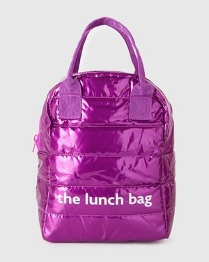 Benetton Benetton, Sac À Lunch Rembourré, Taille, Prune, Femme - Violet