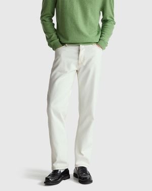 Benetton Benetton, Five-Pocket Regular Fit Trousers - Black