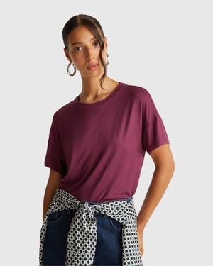 Benetton Benetton, Slim Fit T-Shirt - Red