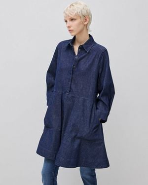 Benetton Benetton, Short Chambray Dress - Blue
