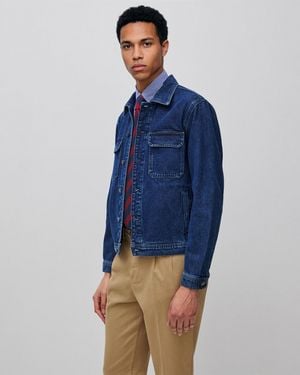 Benetton Benetton, Regular Fit Denim Jacket - Blue