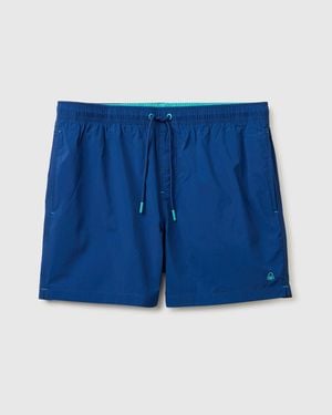 Benetton Benetton, Badehose Mit Kordelzug, Größe, Dunkelblau, Herren