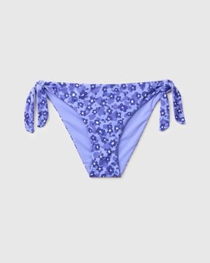 Benetton Benetton, Bañador Reversible, Talla, Lavanda, Mujer - Negro