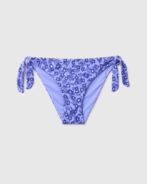 Benetton Benetton, Slip Mare Reversibile, Taglia, Lavanda, Donna - Nero