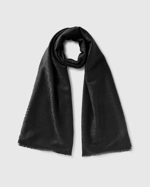 Benetton Benetton, Jacquard Scarf - Black