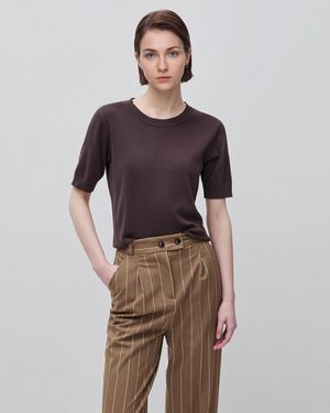 Benetton Benetton, Short Sleeve Jumper - Black