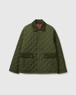 Benetton Benetton, Quilted Jacket - Green