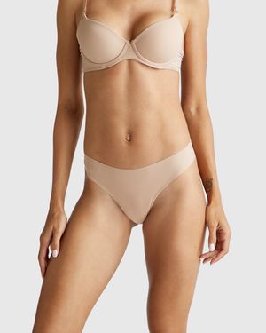 Benetton Benetton, Seamless Thong - Black