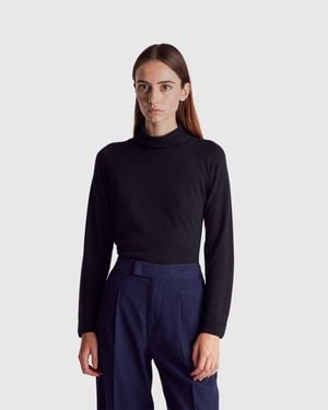 Benetton Benetton, Turtleneck Jumper - Black