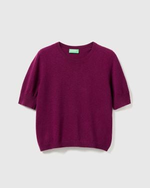Benetton Benetton, Maglia Manica Corta Viola