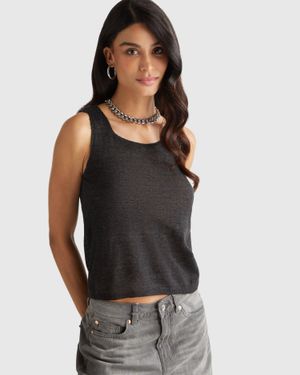 Benetton Benetton, Canotta Reversibile - Nero