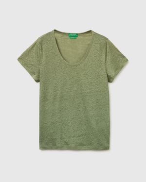 Benetton Benetton, Round-Neck T-Shirt - Green