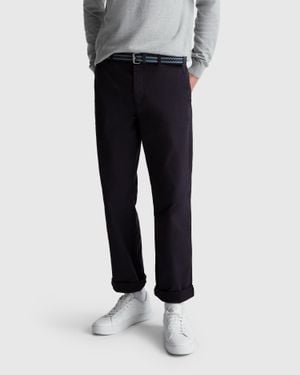 Benetton Benetton, Straight Fit Chinos - Black