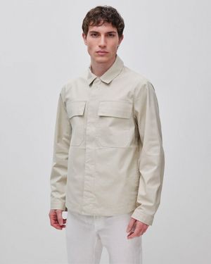 Benetton Benetton, Coated Linen Blend Jacket - Black