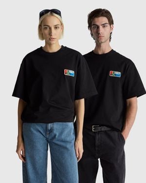 Benetton Benetton, Benetton Formula T-Shirt With Back Print - Black