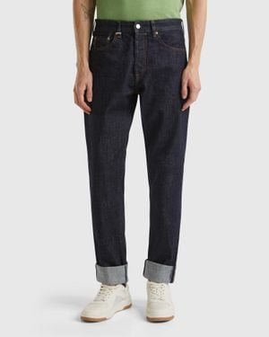Benetton Benetton, Selvedge Denim Jeans - Black
