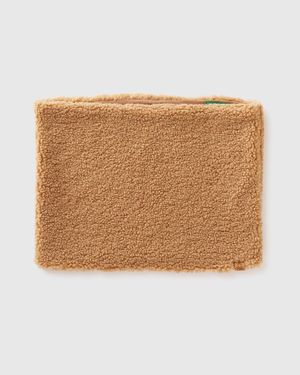 Benetton Benetton, Cache-Cou En Fausse Fourrure, Taille, Femme - Noir