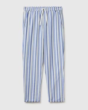 Benetton Benetton, Striped Trousers - Blue