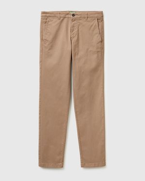 Benetton Benetton, Slim Fit Cotton Chinos - Black
